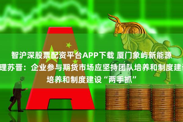 智沪深股票配资平台APP下载 厦门象屿新能源衍生品部经理苏晋：企业参与期货市场应坚持团队培养和制度建设“两手抓”